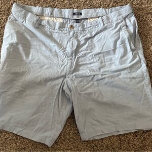 Izod Men's Sky Blue Flat Front Shorts
